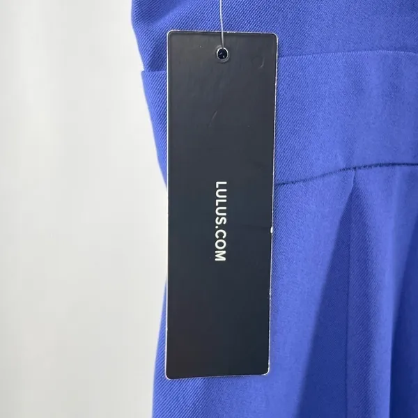 NWT Lulus Idina Backless‎ Bodycon Midi Dress In Royal Blue Size Extra Small - Image 6
