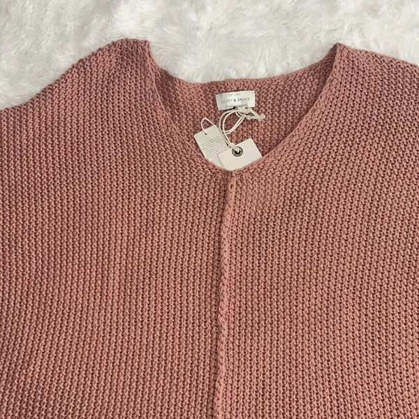 Sweater Color Dusty Rose Size M NWT - Image 2