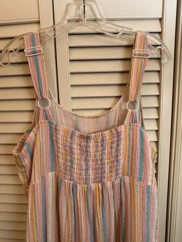 Linda Anderson tiered sundress Multiple Size L - Image 5