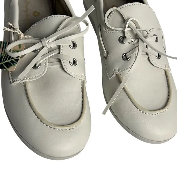 Tommy Bahama‎ Women's Seafarer Boat Shoes White Size 8.5 - Image 14