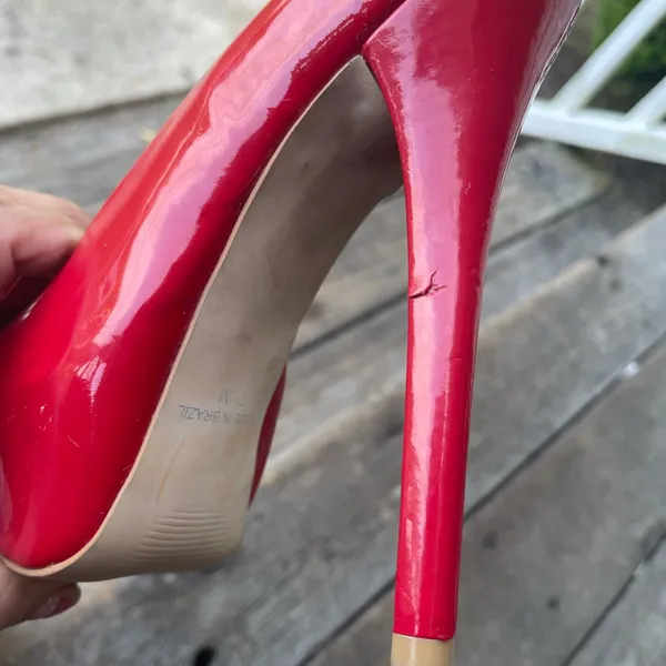 Steve Madden red bow heels - Image 7