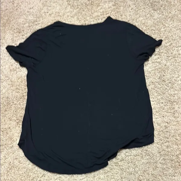 Black Scoop Neck Women's Top - Medium - Image 3