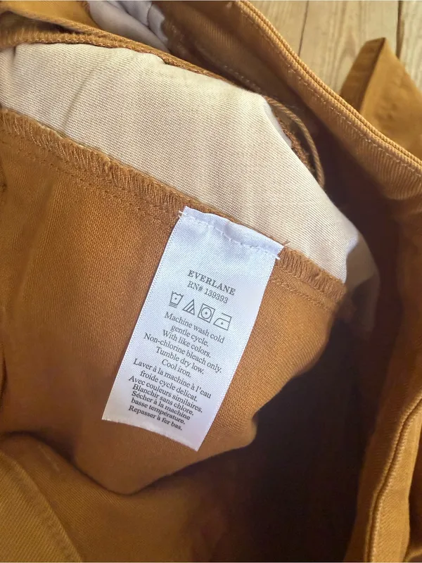 Everlane Utility Arc Pant in Ochre size 2 - Image 4