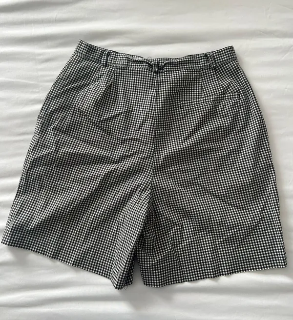 EP Pro Vintage Black and White Gingham Shorts - Image 2