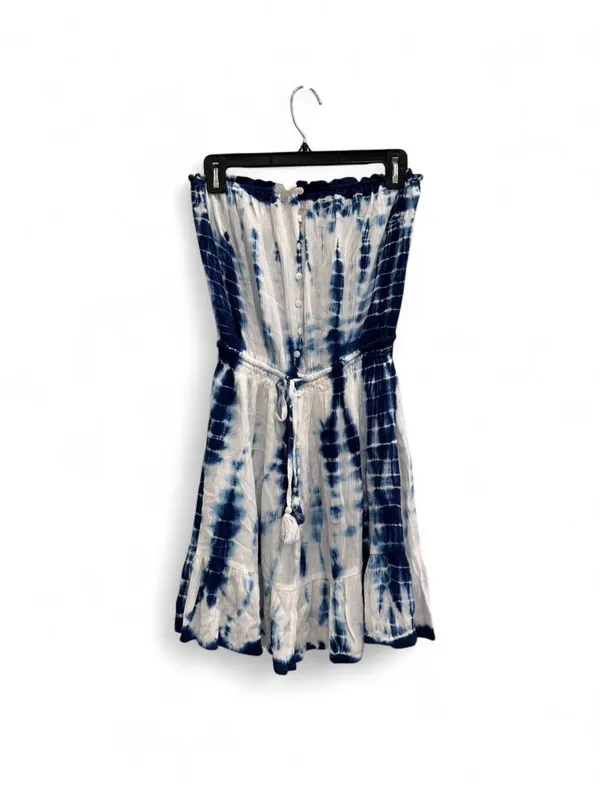 Olivaceous Tie Dye Strapless Smocked Dress - Image 2