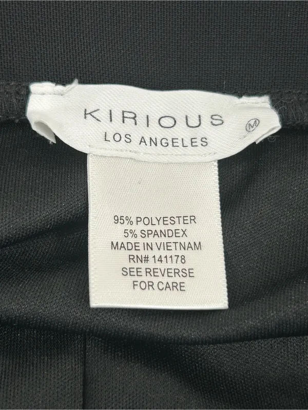 Kirious Black Strapless Ruched Top Dress Size M - Image 6