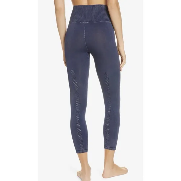 Free People New FP Movement Good‎ Karma Deep Navy Blue Sports Bra Leggings Set - Image 4