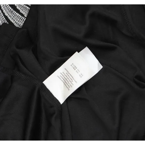 NWT DKNY Embroidered Mesh Sleeveless Fit Flare A-line Dress Black / Ivory 2 - Image 11