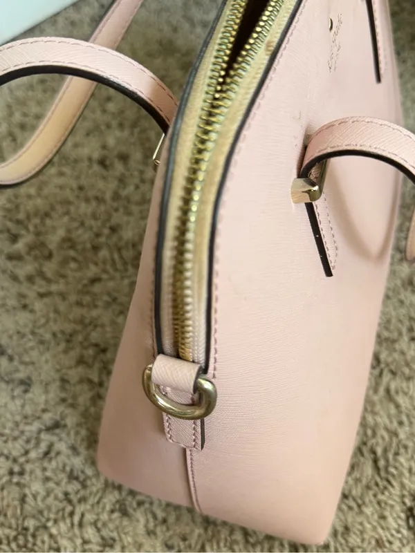 kate spade Pink Saffiano Dome Satchel - Image 8