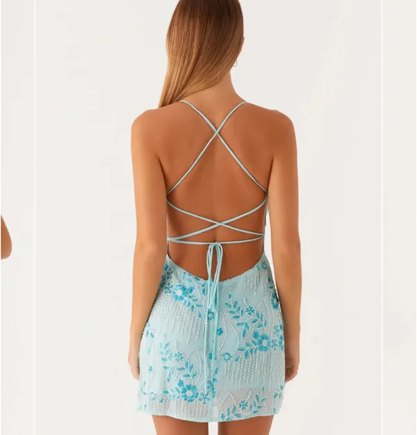 Peppermayo Sequin Mini Dress - Image 3