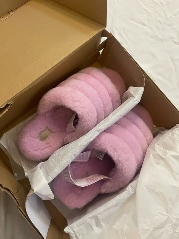 UGG Slides Fluff Yeah Pink - Image 3