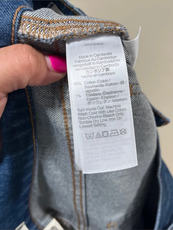 Madewell Women's The Perfect Vintage Wide-Leg Jeans size 28 petite blue - Image 9