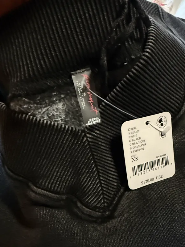 Free People V-neck Long Sleeve Romper with Drawstring Waist - Image 4
