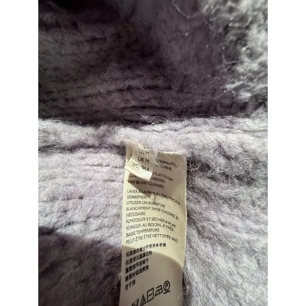 Free People Fine Time Cardigan in Neptune Striped Alpaca Blend Medium - Image 4