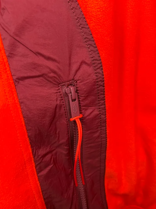 Free People Movement Oversized Colorblock Climber Red Poppy Combo Jacket - Image 9