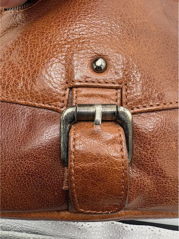 Ashwood backpack Purse Top Handle Zip Buckle Silver Hardware Pockets - Image 12
