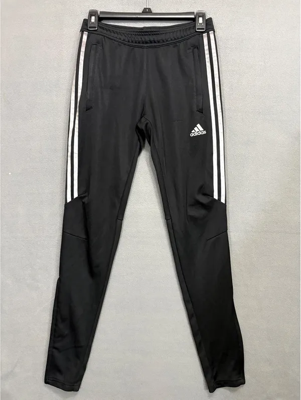Adidas XS Black ClimaCool Track Pants 3-Stripe - Image 2