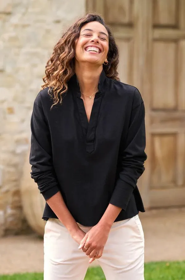 Frank & Eileen Patrick Popover Henley Top - Image 3
