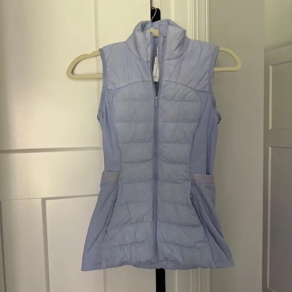 Lululemon Down For It All Vest‎ Lavender Dusk Purple Blue W4AQLS - Image 4