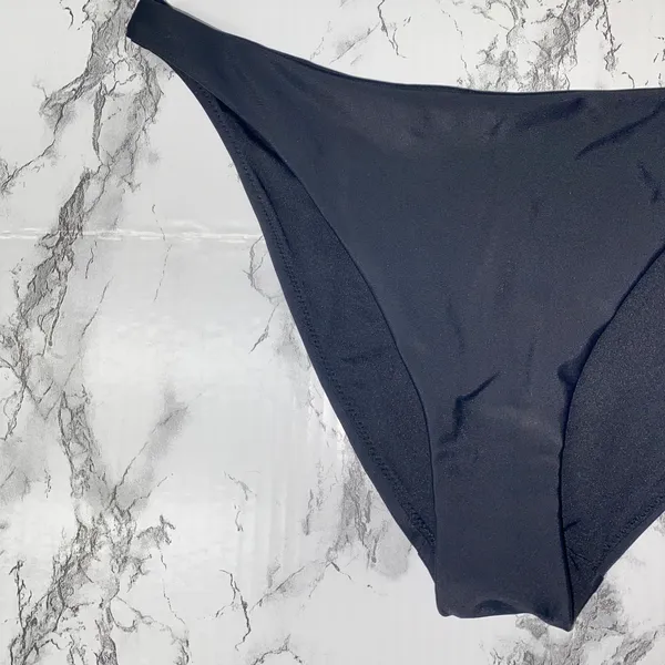 NWT Quince Black Italian High-Leg Bikini Swim Bathing Suit Bottom Womens Size XS - Image 4