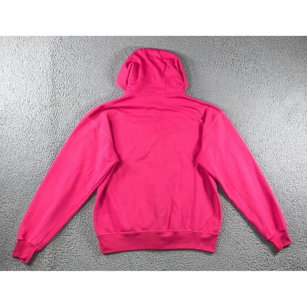 Y2k Retro Nassau‎ Bahamas Zip Up Hoodie Women M Pink Graphic Fleece Sweatshirt - Image 3