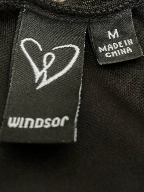 Windsor Black Rhinestone Mesh Corset Bodycon Mini Dress Size M - Image 11