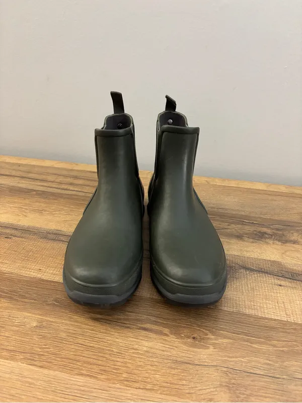 Bogs Amanda Chelsea Ankle Boots Waterproof Green - Image 7