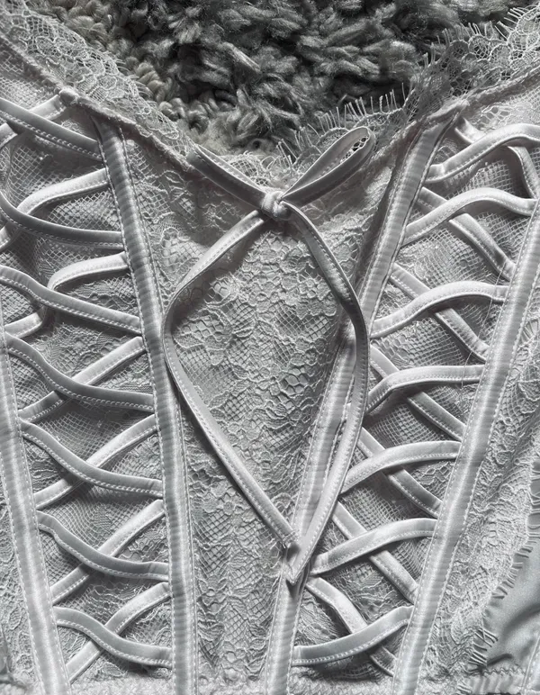 Victoria's Secret Embroidered Corset - Image 2