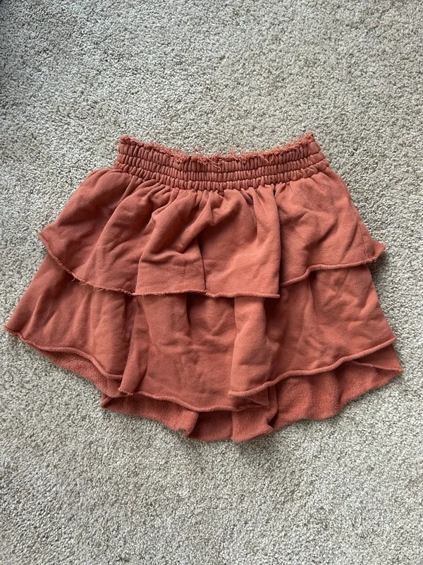 Aerie Tiered Ruffle Mini Skirt - Image 2