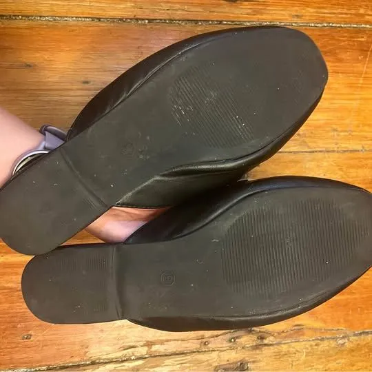 Madden Girl Black Quilted Mules Size 9 - Image 2
