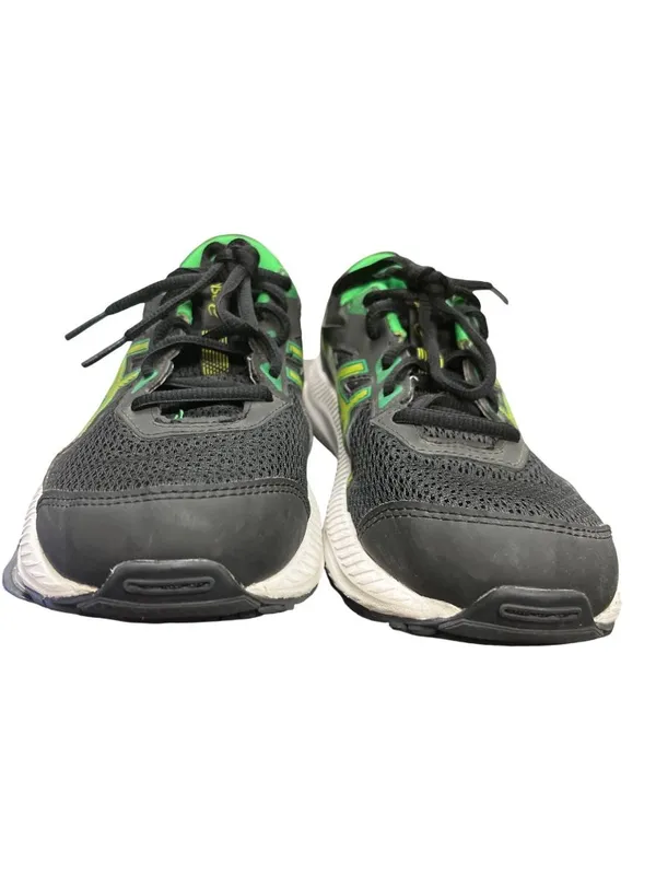 Asics Contend 8 wms black green leather fabric low sneakers sz 6.5 SKU 10-142 - Image 11
