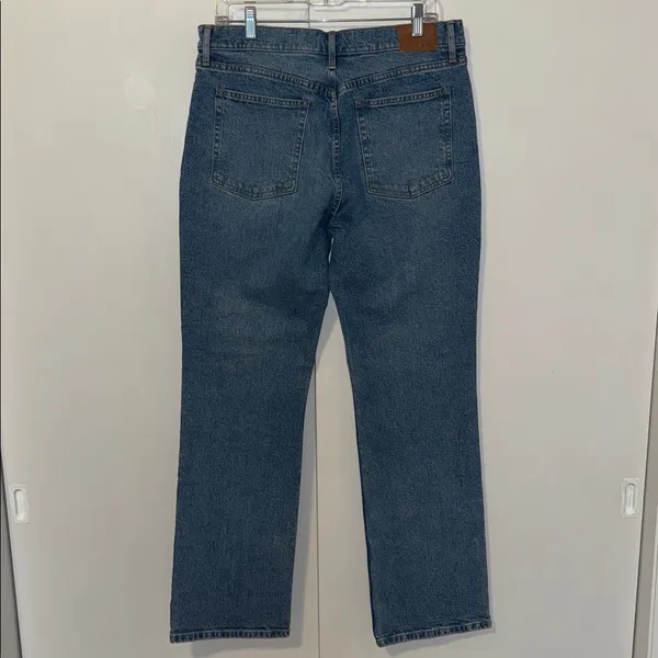 ABLE High Rise Straight Leg Jeans Stretch Denim Women’s 31 - Image 5