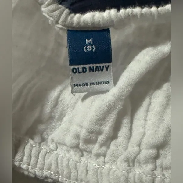 Old Navy White Textured Blouse - Image 2