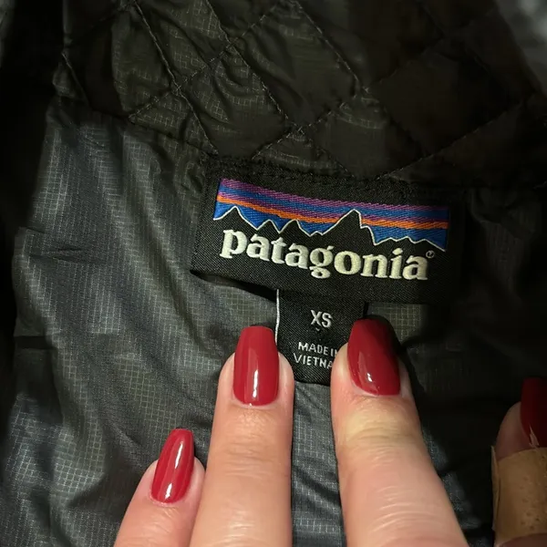 Patagonia Grey Retool Fleece Quilted Retro 1/4 Pullover - Image 3