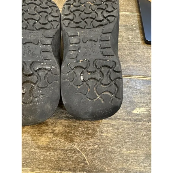 Birkenstock Black‎ Rubber Waterproof Men's Clog Mules Shoes 40 MENs 7 womens 9 - Image 10