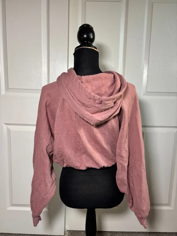 Topshop Cropped Hoodie Size XS - Image 2