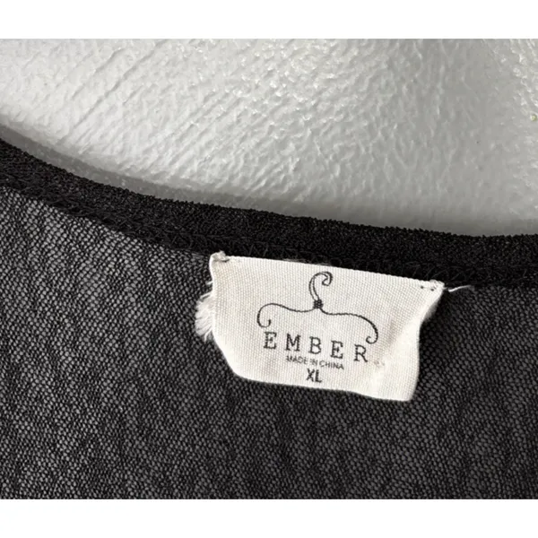 Ember Sheer Duster Size XL Black Dark Romantic Cardigan Fairy Grunge Whimsigoth - Image 7