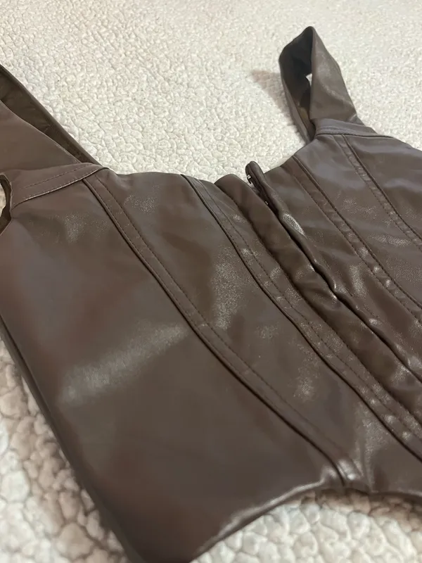 Princess Polly Tatum Faux Leather Corset Top - Image 7