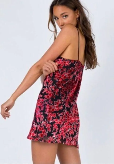 Princess Polly Merlot Mini Dress - Image 3