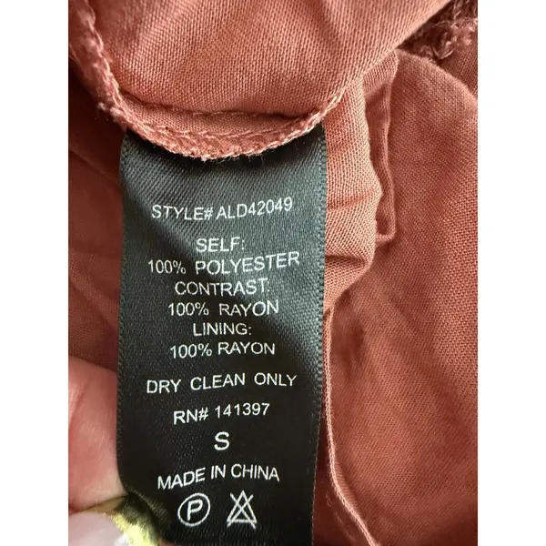 ASTR The Label Lace A Line Midi Dress Mauve Women's Size Small - Image 15