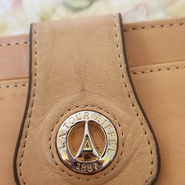 La Tour Eiffel Brown Patterned Wallet - Image 2