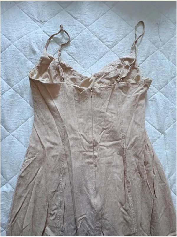 Zara Tan Maxi Dress - Image 3