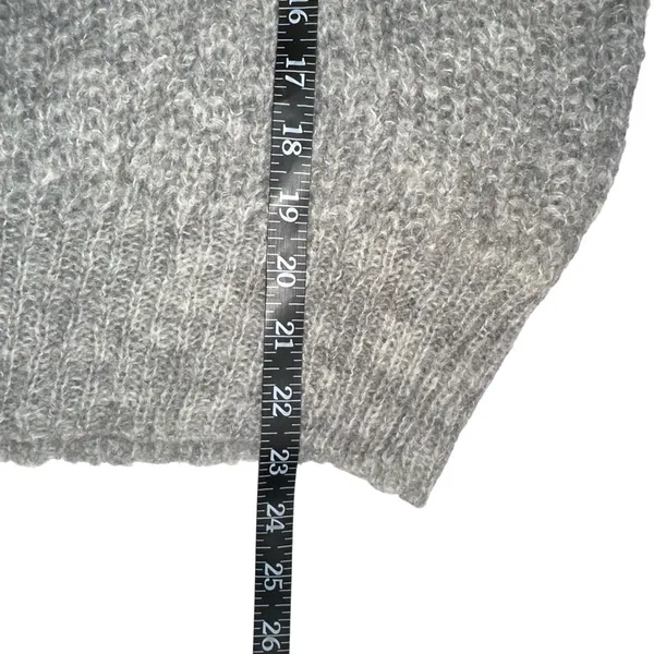 Free People Moonbeam Alpaca Blend Knit V-Neck Oversized Sweater MEDIUM - Image 9
