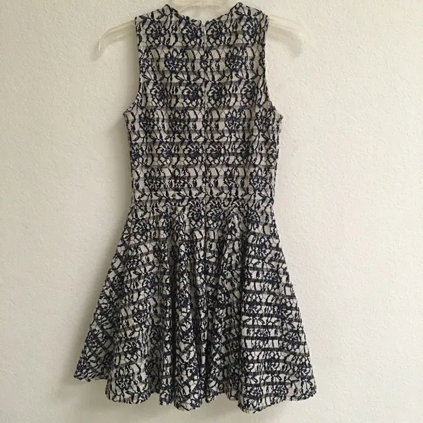 Maison Jules sleeveless navy lace overlay dress XS‎ - Image 6