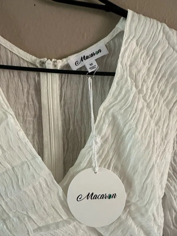 Macaron Dress White Size M - Image 2