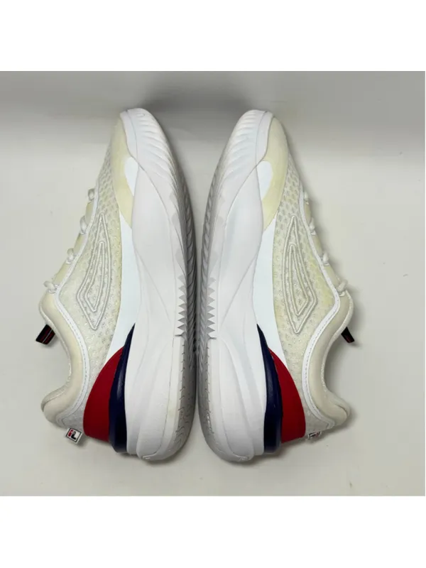 Women's Fila Disruptor Energized Lace Up Sneakers Size 8.5 White Red Blue - Image 10