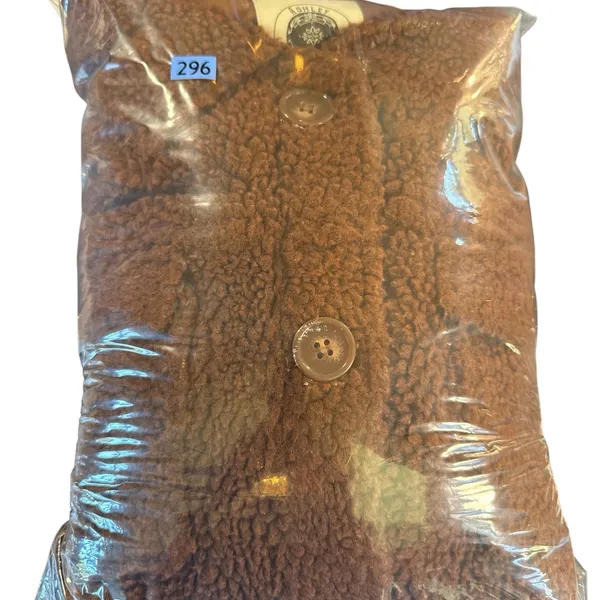 Cozy Brown‎ Teddy Jacket Brown Size XL - Image 7