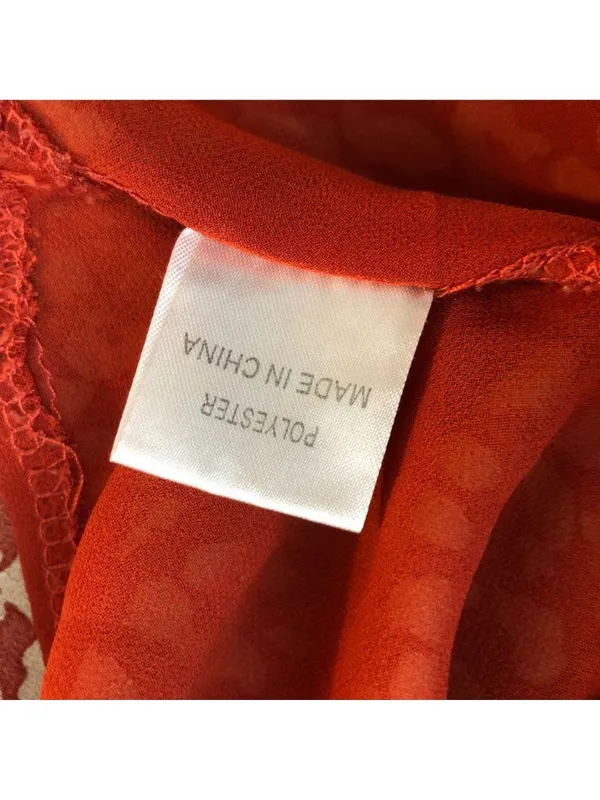 Princess Polly Mini Skirt Satin Leopard Print Orange 6 - Image 4