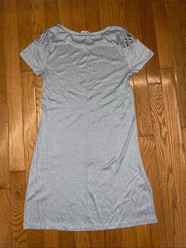 Grey Tshirt Dress - Image 3