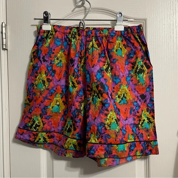 NWT Connor & Blake Brielle Shorts Y2K Streetwear Boho Dopamine Maximalist Resort - Image 2